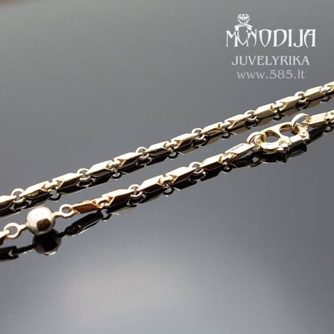 Auksinė grandinėlė. Svoris 33g, ilgis 60cm. DARBAS NUO 300€