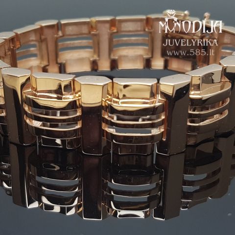 VYRIŠKA AUKSINĖ APYRANKĖ.
Svoris: 100g
Darbas: 800€