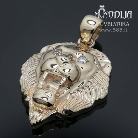 Auksinis pakabukas. Svoris 16g, briliantai po 0.05ct. Darbas nuo 200€