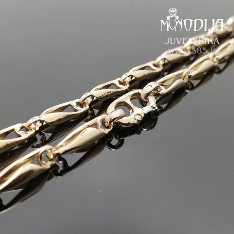 Auksinė grandinėlė. Svoris 34g, ilgis 60cm. Darbas nuo 300€