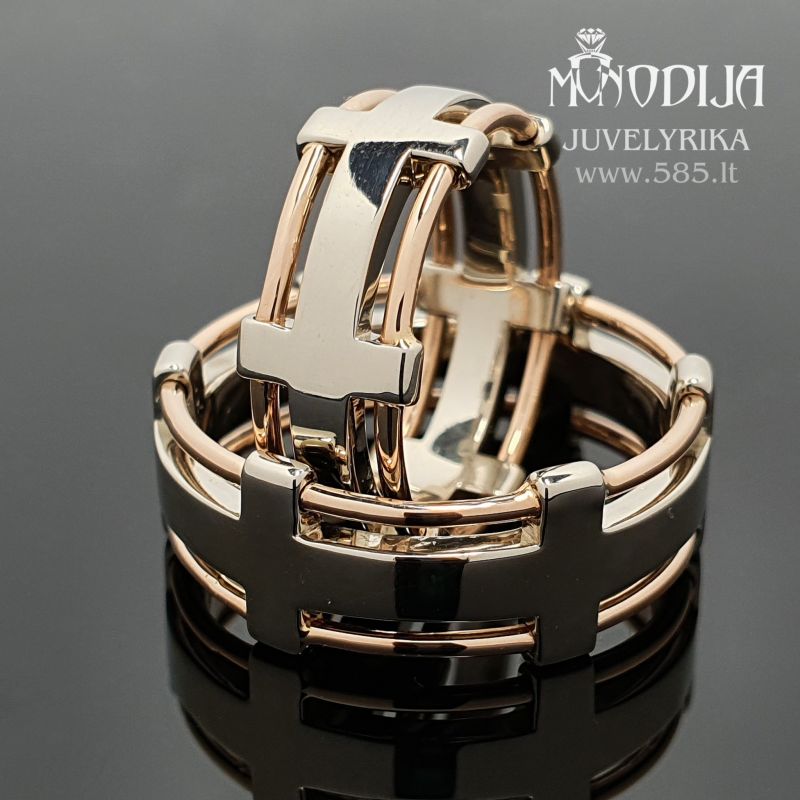 Balto-raudono aukso vestuviniai žiedai
Svoris: 17g
Darbo kaina: 700€
Kategorija: Prabangūs
Plotis: 8mm ir 8mm - www.585.lt