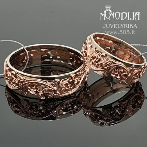 Balto-raudono aukso vestuviniai žiedai
Svoris: 15g
Darbo kaina: 700€
Kategorija: Prabangūs
Plotis: 8mm ir 8mm