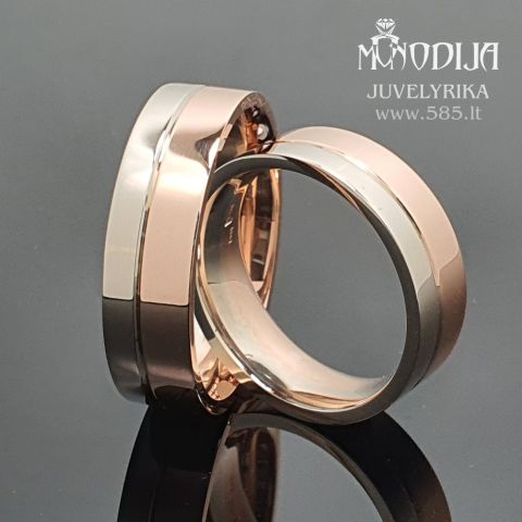 Modernūs vestuviniai žiedai
Svoris: 16g
Plotis: 6mm
Darbo kaina: 300€